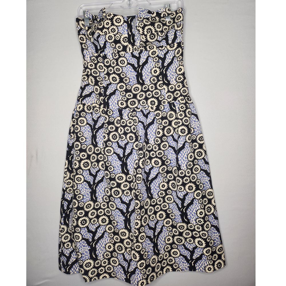 Tibi Womans Strapless‎ Fit and Flare Mini Dress 8 100% cotton, 100% Cotton Lined
